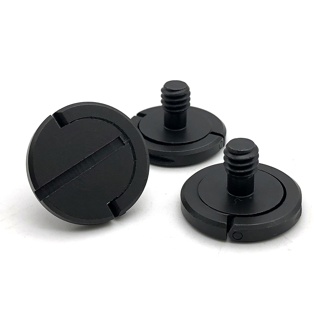 不銹鋼一字槽1/4-20快拆螺絲 自拍桿快拆螺絲相機快裝螺絲