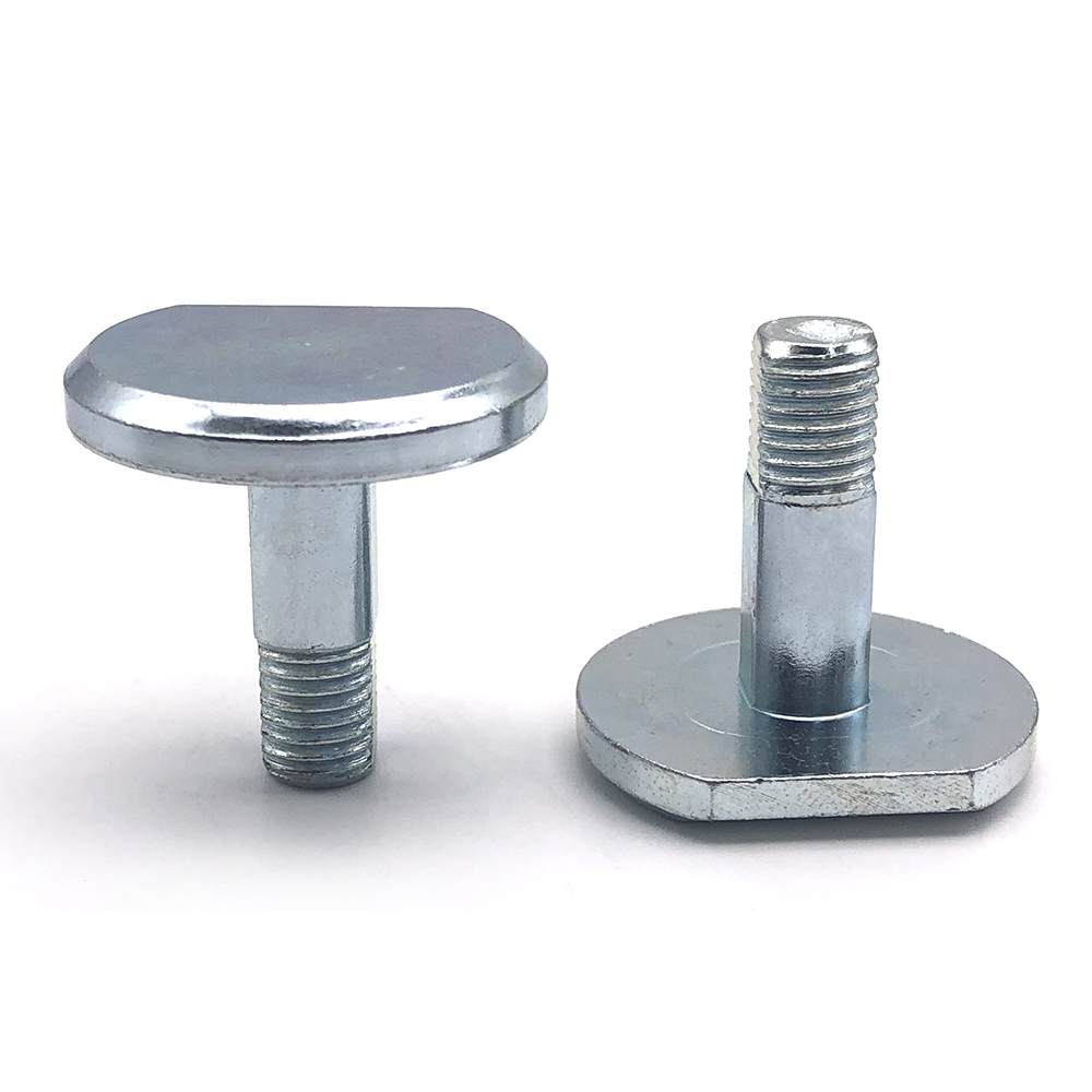 大平頭非標(biāo)螺絲8.8級半牙螺絲鍍藍白鋅切牙切頭螺釘