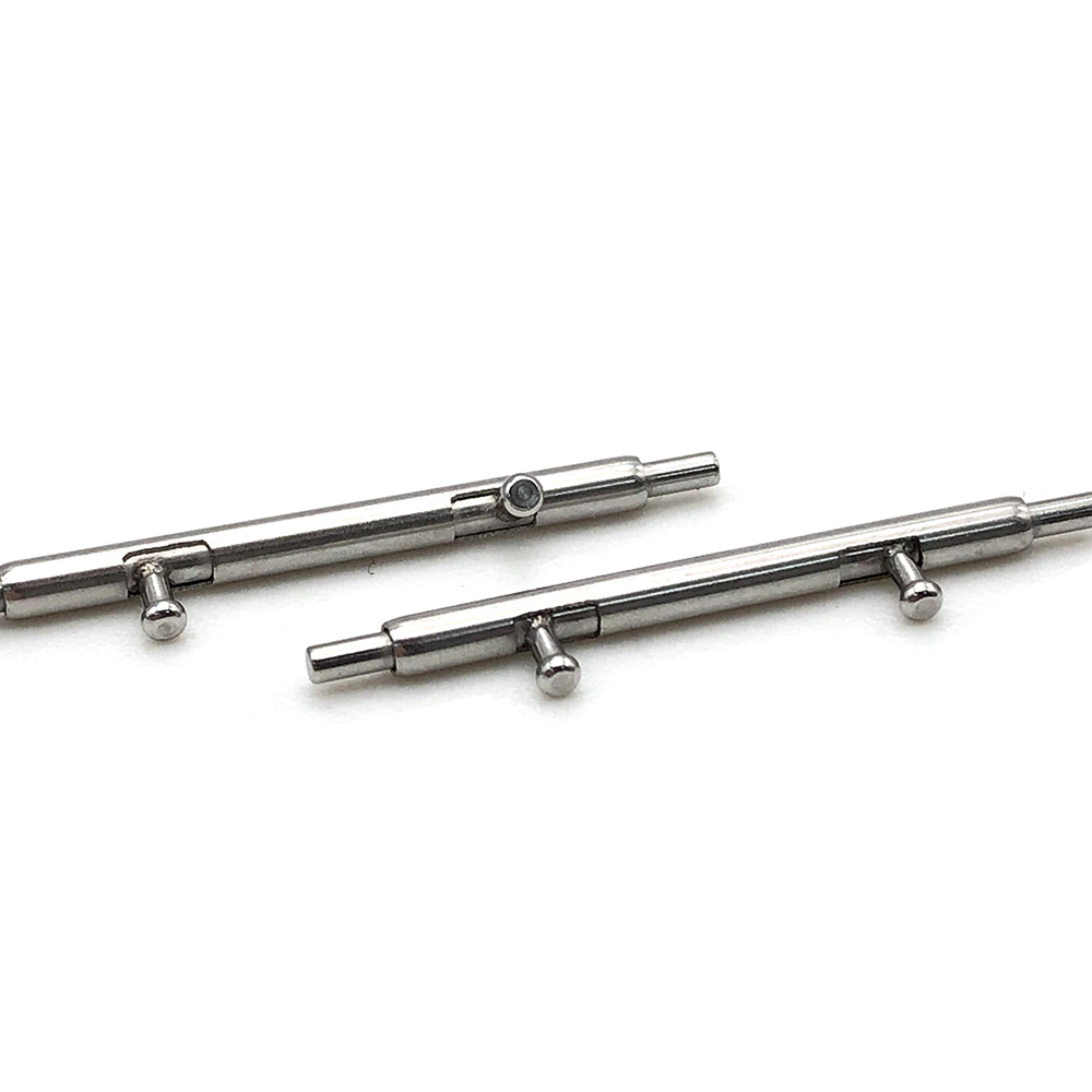 非標生耳 不銹鋼手表配件 全鋼快拆開關生耳 彈簧數(shù)碼表帶連接軸