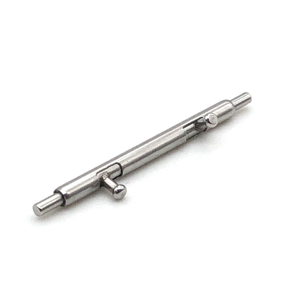 非標生耳 不銹鋼手表配件 全鋼快拆開關生耳 彈簧數(shù)碼表帶連接軸