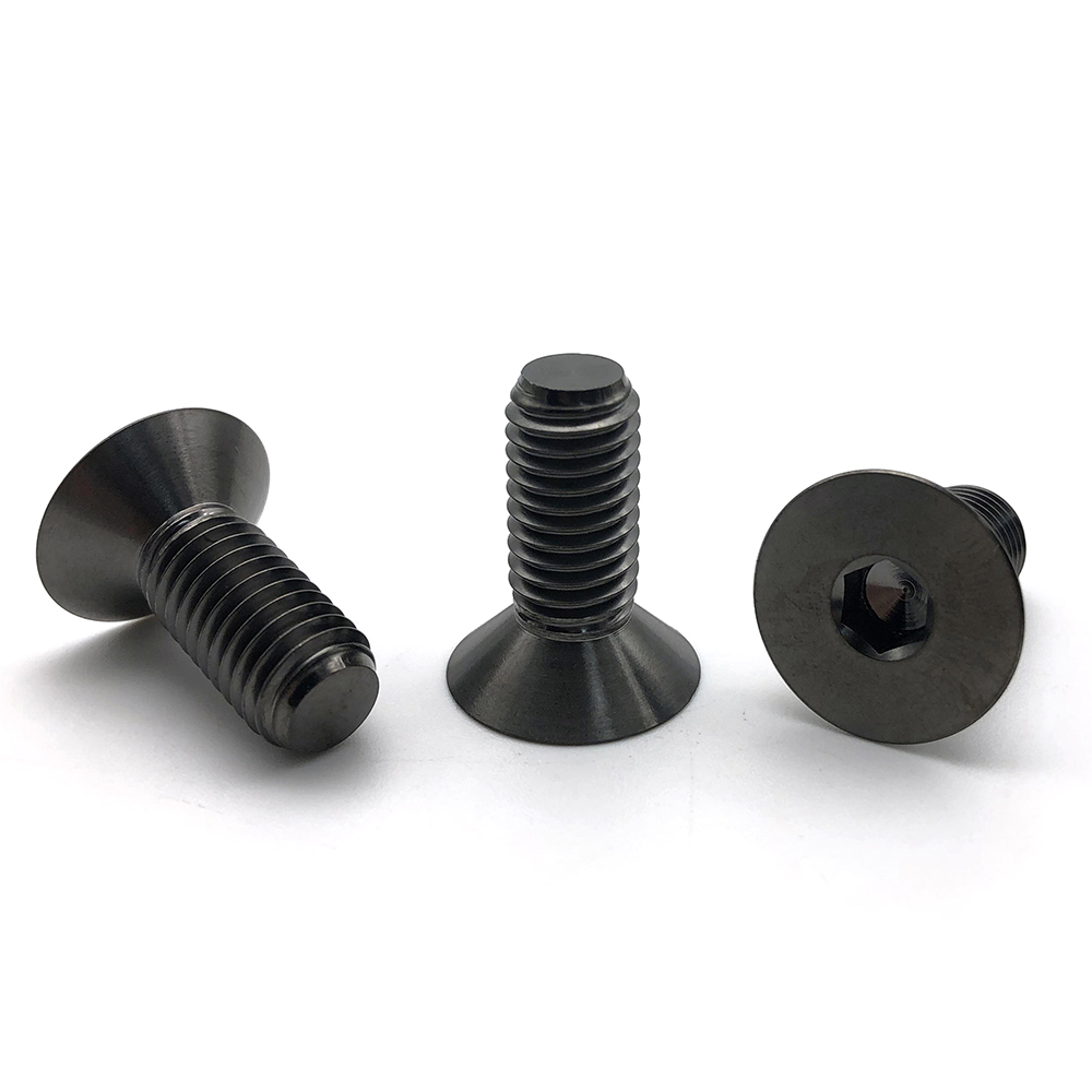 沉頭高強(qiáng)度螺絲12.9級(jí)沉頭內(nèi)六角螺絲黑色平頭內(nèi)六角螺栓