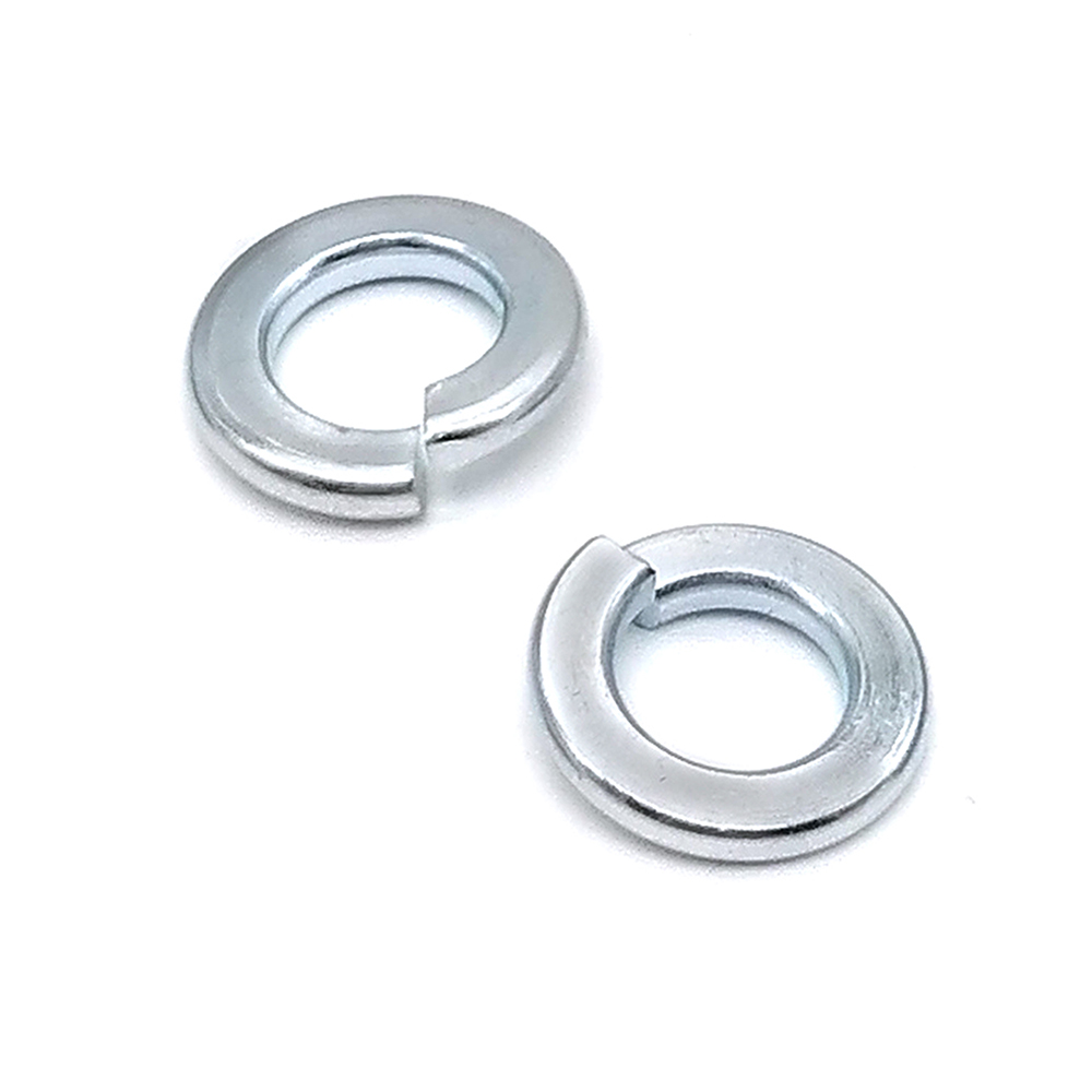 電鍍藍(lán)白鋅彈墊片彈簧墊圈GB93介墊彈開口墊圈3mm至36