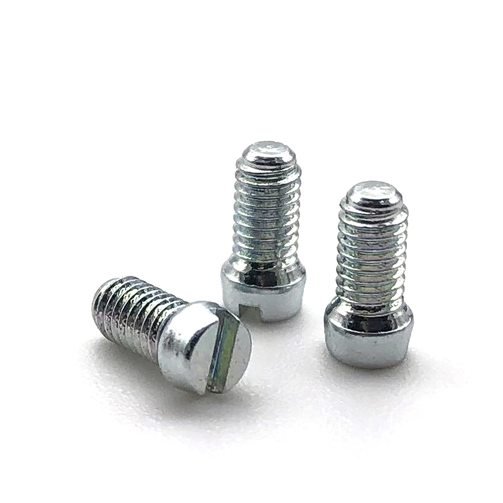 工廠(chǎng)生產(chǎn)一字槽圓柱頭螺絲釘8.8級(jí)鍍鋅藍(lán)白鋅開(kāi)槽杯頭螺栓定制非標(biāo)螺絲