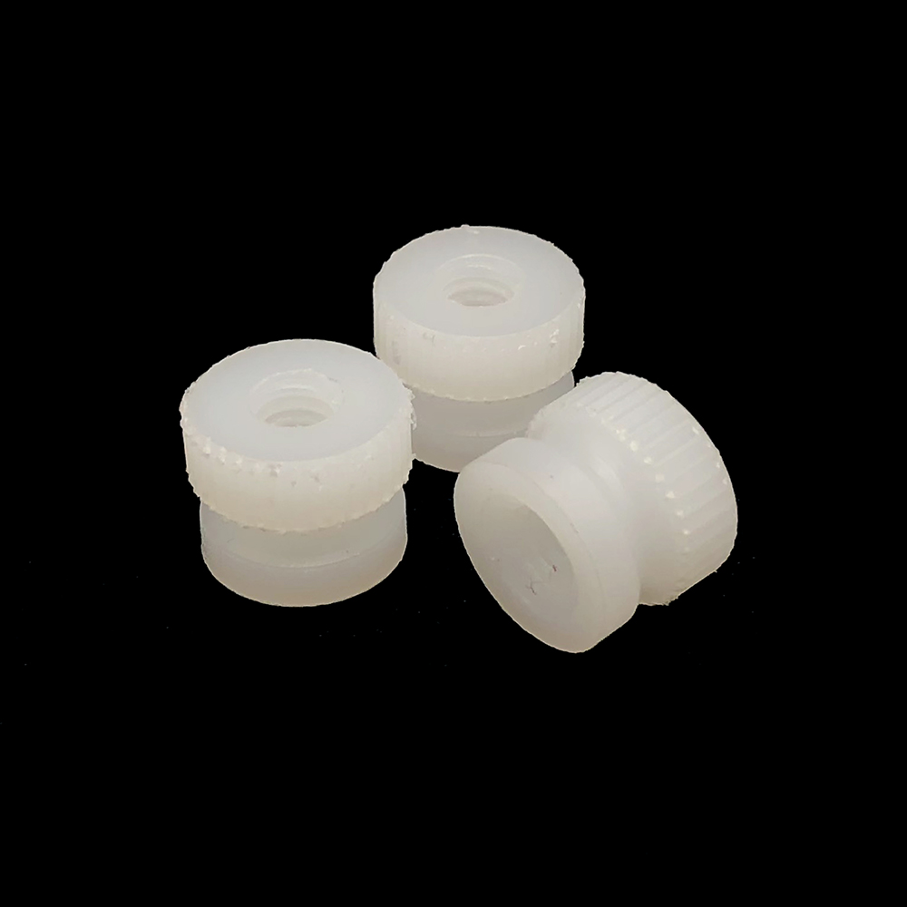 廠家現(xiàn)貨批發(fā)塑料滾花手?jǐn)Q螺母 電子產(chǎn)品絕緣防松脫尼龍M6螺母帽