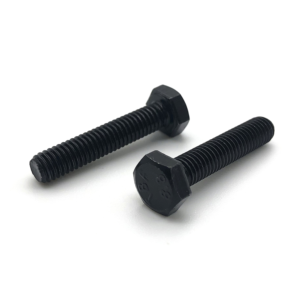 供應(yīng)高強(qiáng)度螺栓 8.8級(jí)高強(qiáng)度全牙螺栓國(guó)標(biāo)發(fā)黑外六角螺絲